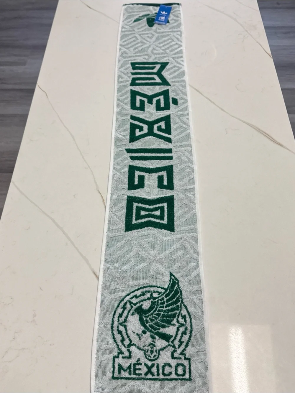 Adidas FMF Mexico National Team 2026 World Cup Green/White Soccer Scarf OS